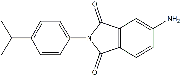 5-amino-2-[4-(propan-2-yl)phenyl]-2,3-dihydro-1H-isoindole-1,3-dione Structure