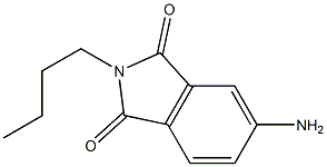 5-amino-2-butyl-2,3-dihydro-1H-isoindole-1,3-dione 结构式