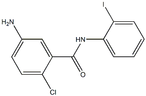 5-amino-2-chloro-N-(2-iodophenyl)benzamide,,结构式