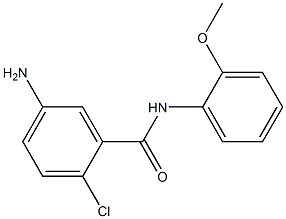 5-amino-2-chloro-N-(2-methoxyphenyl)benzamide Structure