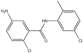 5-amino-2-chloro-N-(5-chloro-2-methylphenyl)benzamide Structure