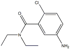 5-amino-2-chloro-N,N-diethylbenzamide Struktur