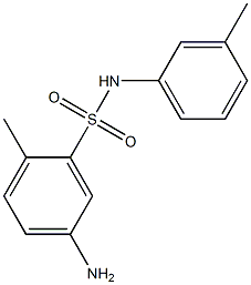 5-amino-2-methyl-N-(3-methylphenyl)benzene-1-sulfonamide Structure