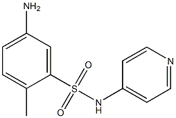 5-amino-2-methyl-N-(pyridin-4-yl)benzene-1-sulfonamide,,结构式
