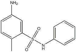 5-amino-2-methyl-N-phenylbenzene-1-sulfonamide 化学構造式