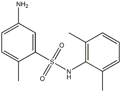 5-amino-N-(2,6-dimethylphenyl)-2-methylbenzene-1-sulfonamide,,结构式