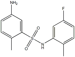 5-amino-N-(5-fluoro-2-methylphenyl)-2-methylbenzene-1-sulfonamide