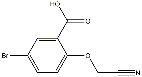 5-bromo-2-(cyanomethoxy)benzoic acid Structure