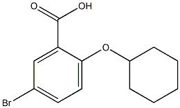 5-bromo-2-(cyclohexyloxy)benzoic acid Structure