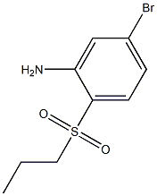 5-bromo-2-(propylsulfonyl)aniline Structure