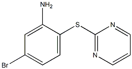 5-bromo-2-(pyrimidin-2-ylsulfanyl)aniline