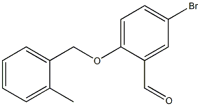  5-bromo-2-[(2-methylphenyl)methoxy]benzaldehyde