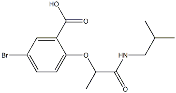 5-bromo-2-{1-[(2-methylpropyl)carbamoyl]ethoxy}benzoic acid