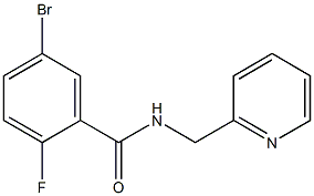 5-bromo-2-fluoro-N-(pyridin-2-ylmethyl)benzamide
