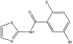 5-bromo-2-fluoro-N-1,3-thiazol-2-ylbenzamide|