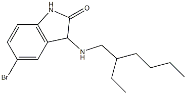 5-bromo-3-[(2-ethylhexyl)amino]-2,3-dihydro-1H-indol-2-one|