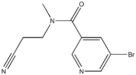 5-bromo-N-(2-cyanoethyl)-N-methylpyridine-3-carboxamide