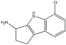 5-chloro-1H,2H,3H,4H-cyclopenta[b]indol-3-amine 化学構造式