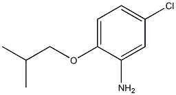 5-chloro-2-(2-methylpropoxy)aniline Struktur