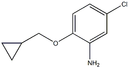 5-chloro-2-(cyclopropylmethoxy)aniline 结构式