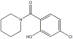 5-chloro-2-(piperidin-1-ylcarbonyl)phenol