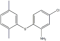 5-chloro-2-[(2,5-dimethylphenyl)sulfanyl]aniline