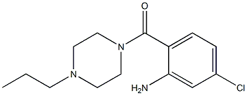  5-chloro-2-[(4-propylpiperazin-1-yl)carbonyl]aniline