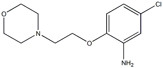  5-chloro-2-[2-(morpholin-4-yl)ethoxy]aniline