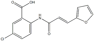 5-chloro-2-[3-(furan-2-yl)prop-2-enamido]benzoic acid