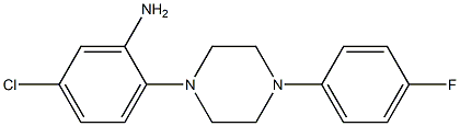 5-chloro-2-[4-(4-fluorophenyl)piperazin-1-yl]aniline Structure