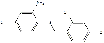 5-chloro-2-{[(2,4-dichlorophenyl)methyl]sulfanyl}aniline