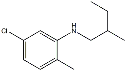  5-chloro-2-methyl-N-(2-methylbutyl)aniline