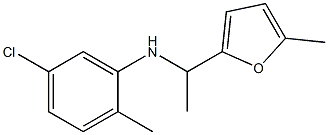 5-chloro-2-methyl-N-[1-(5-methylfuran-2-yl)ethyl]aniline