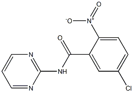 5-chloro-2-nitro-N-pyrimidin-2-ylbenzamide Structure