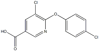 5-chloro-6-(4-chlorophenoxy)pyridine-3-carboxylic acid