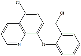 5-chloro-8-[2-(chloromethyl)phenoxy]quinoline Structure