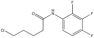 5-chloro-N-(2,3,4-trifluorophenyl)pentanamide,,结构式