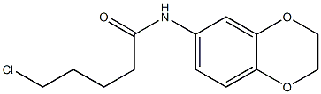 5-chloro-N-(2,3-dihydro-1,4-benzodioxin-6-yl)pentanamide Structure