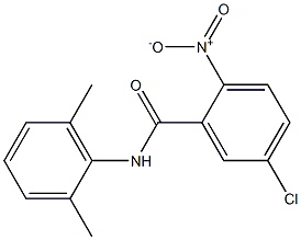 5-chloro-N-(2,6-dimethylphenyl)-2-nitrobenzamide,,结构式