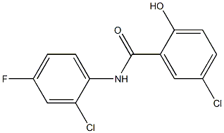 5-chloro-N-(2-chloro-4-fluorophenyl)-2-hydroxybenzamide