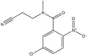 5-chloro-N-(2-cyanoethyl)-N-methyl-2-nitrobenzamide