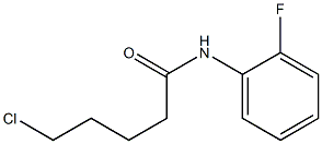 5-chloro-N-(2-fluorophenyl)pentanamide Structure