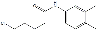 5-chloro-N-(3,4-dimethylphenyl)pentanamide Structure