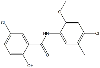 5-chloro-N-(4-chloro-2-methoxy-5-methylphenyl)-2-hydroxybenzamide