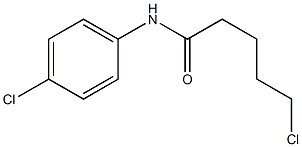 5-chloro-N-(4-chlorophenyl)pentanamide Structure