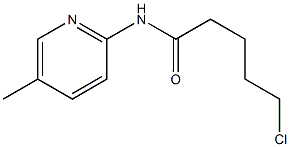 5-chloro-N-(5-methylpyridin-2-yl)pentanamide 结构式