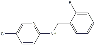 5-chloro-N-[(2-fluorophenyl)methyl]pyridin-2-amine Struktur