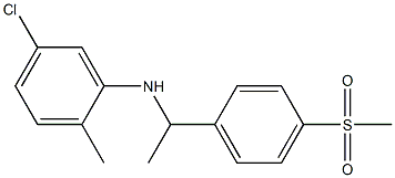 5-chloro-N-[1-(4-methanesulfonylphenyl)ethyl]-2-methylaniline