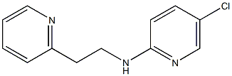 5-chloro-N-[2-(pyridin-2-yl)ethyl]pyridin-2-amine 结构式