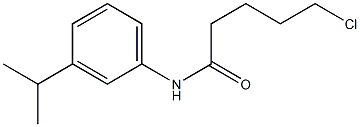 5-chloro-N-[3-(propan-2-yl)phenyl]pentanamide Structure